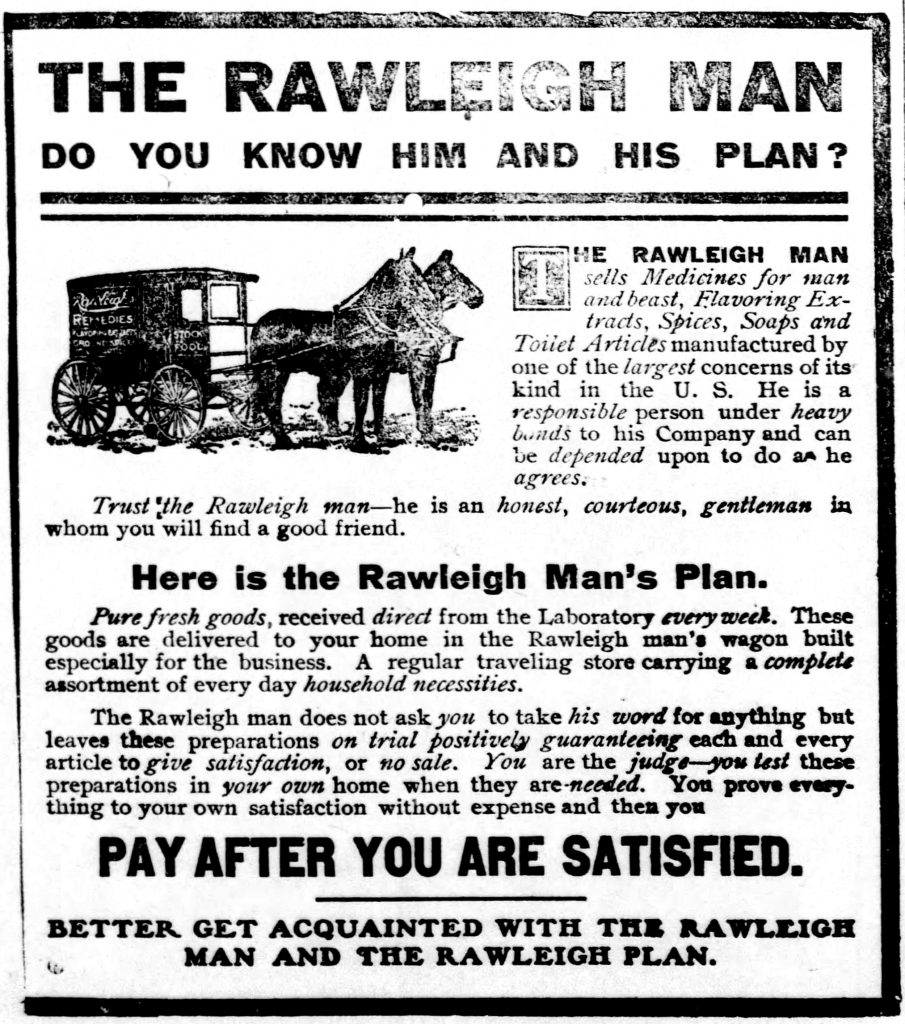 Rawleigh Man - Know Him and His Plan