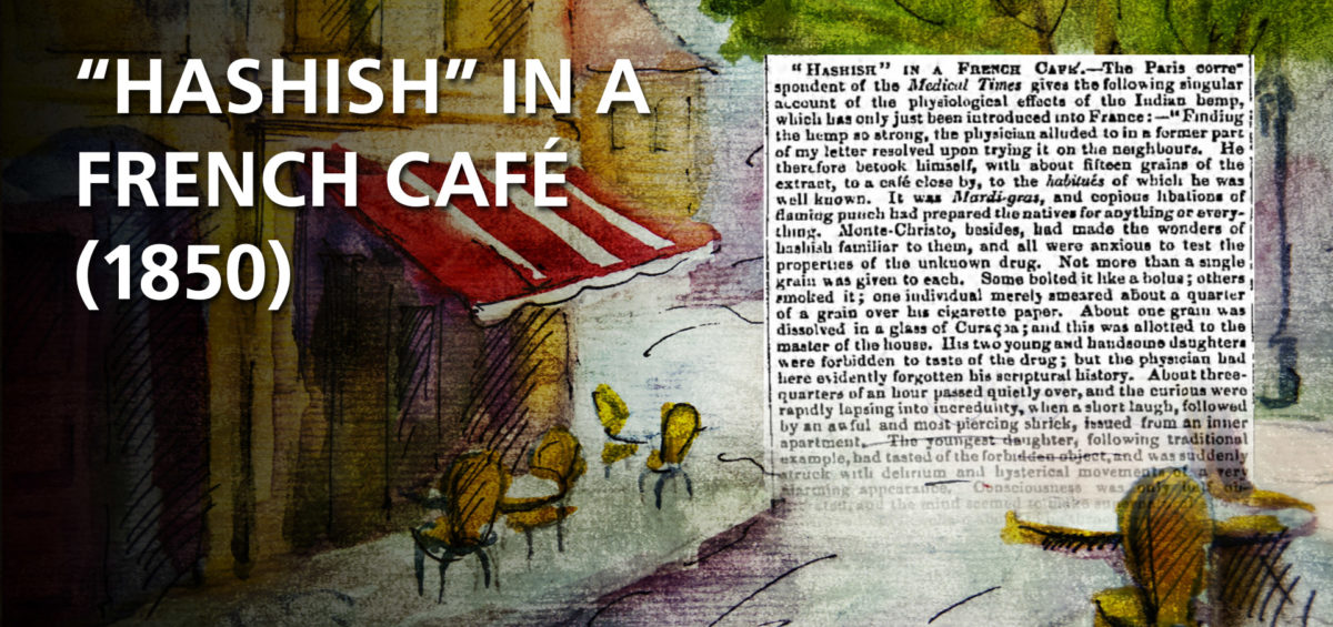 1850 Hashish in a French Cafe