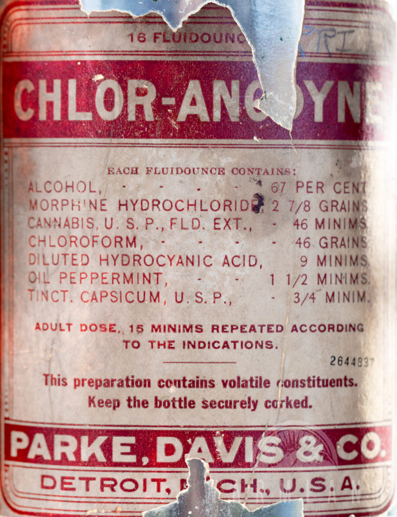 Chlor-Anodyne Label